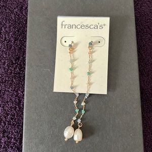 Francesca’s Pearl Drop Earrings
